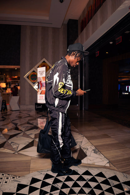 Go Getta "Hustlers Only" Tracksuit - Black